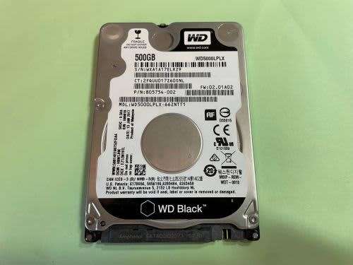 WD Black 2.5-inch 500GB Serial ATA III Internal Hard Drive WD 5000LPLX