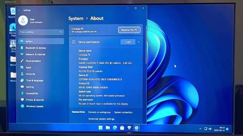 HP Microtower PC | Core i7 3.8GHz | 16GB RAM | 128GB SSD | Windows 11 Pro Activated
