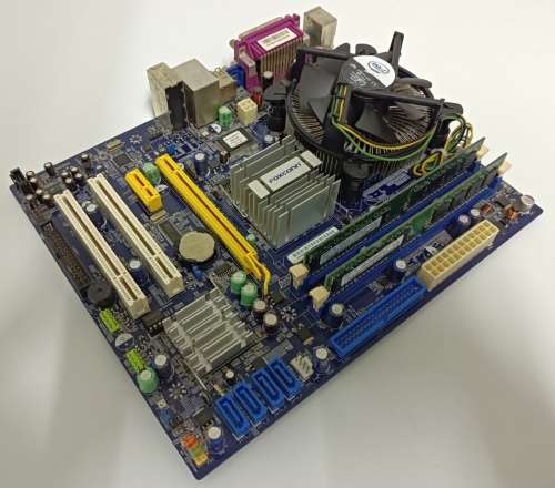 Foxconn 45CMX motherboard + Intel E6300 2.8GHz CPU + Samsung 1GB RAM + Samsung 80GB HDD