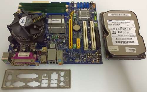 Foxconn 45CMX motherboard + Intel E6300 2.8GHz CPU + Samsung 1GB RAM + Samsung 80GB HDD