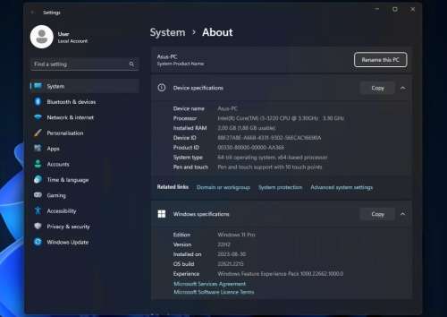 Asus H61M-K motherboard + Intel i3 3.3GHz CPU + Samsung 2GB RAM + Maxtor 80GB HDD + Windows 11 Pro