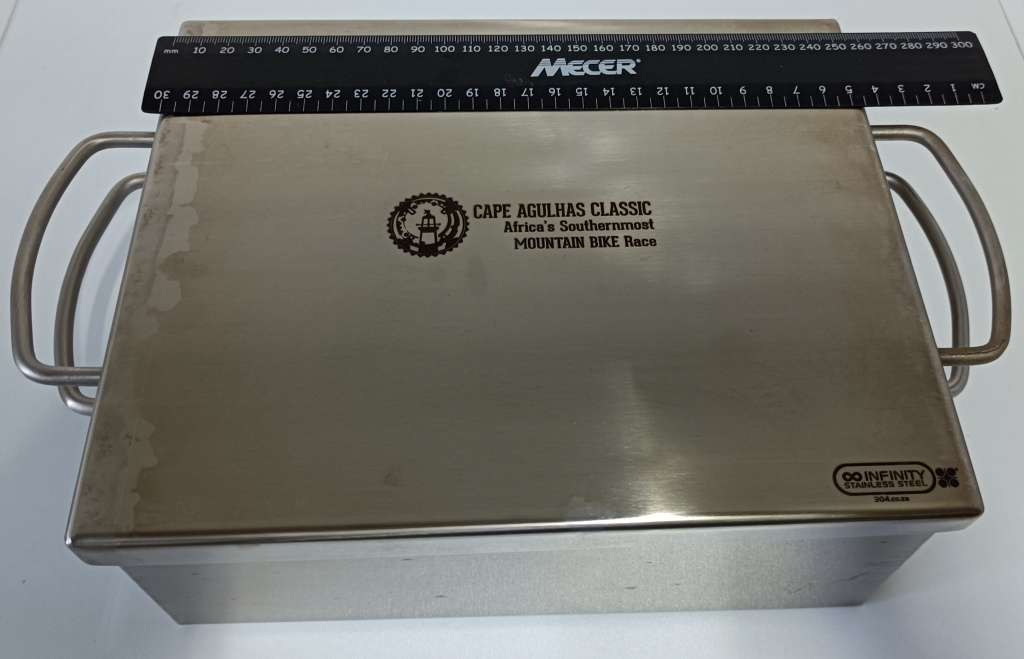 Infinity Steel Braai Casserole by 304.co.za | 5L 25x20x10cm | 1.6mm thick stainless steel