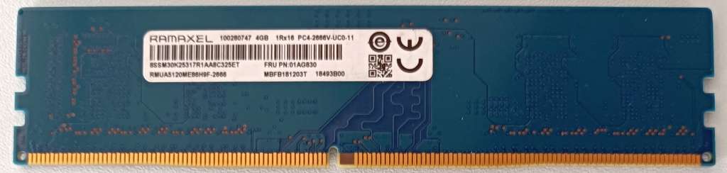 Ramaxel 4GB 1RX16 DDR4-2666 PC4-2666 RAM