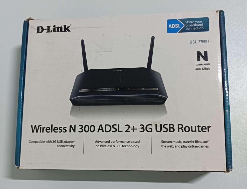 D-Link Router + Huawei Modem | Works on 3G with VodaCom and MTN (Takes SIM card) | In original box