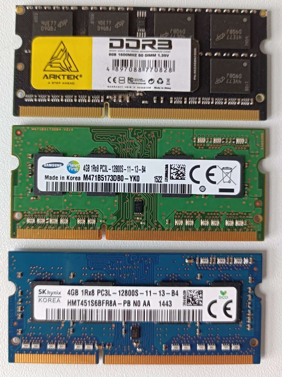 DDR3 Laptop RAM 1600MHz PC3-12800 | 8GB + 4GB + 4GB