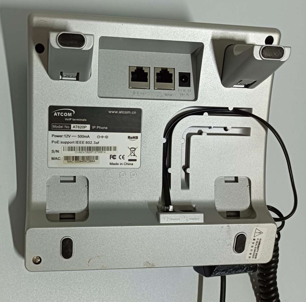 Actom AT620P IP Phone | Voice Over IP | Dual SIP accounts | Backlit LCD screen