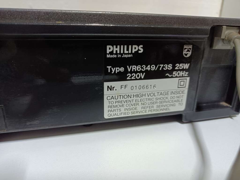 Philips VHS cassette recorder