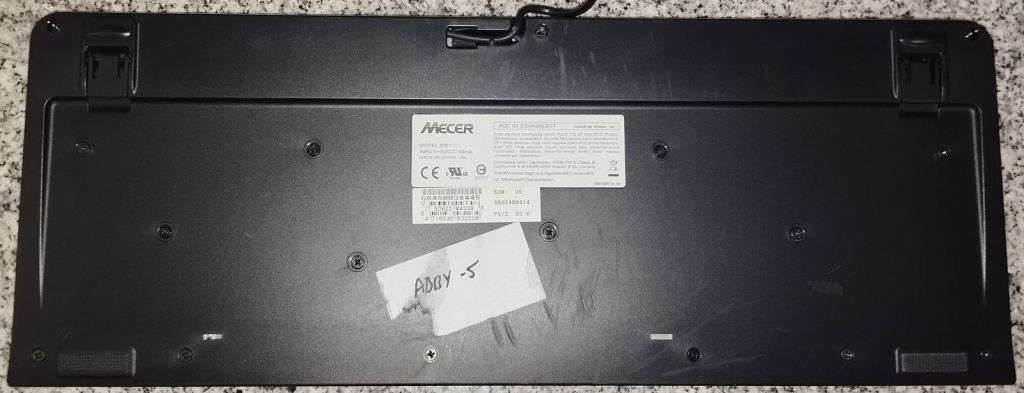 Mecer Black PS/2 Keyboard with multi-media keys