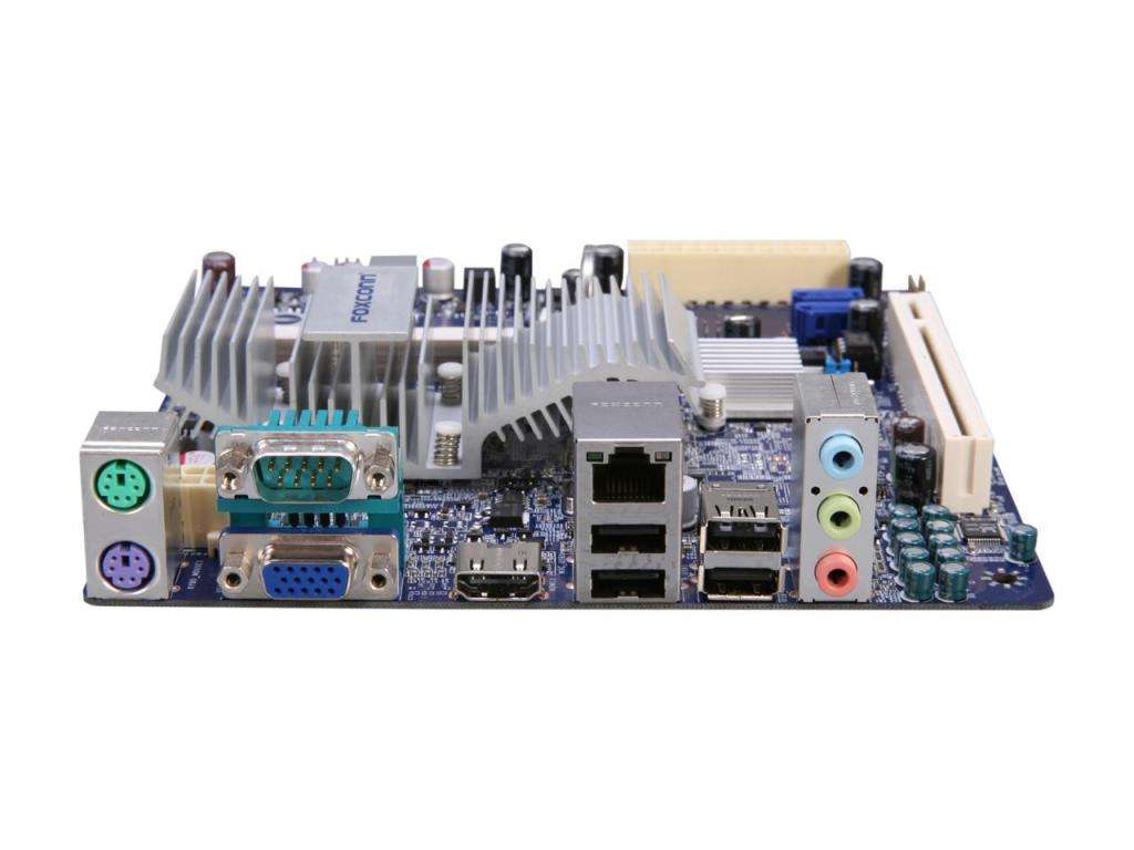 Foxconn Motherboard + Intel D2500 CPU + 1GB RAM