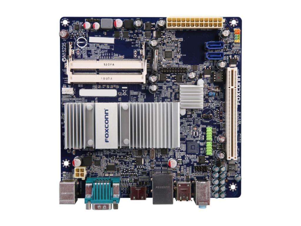 Foxconn Motherboard + Intel D2500 CPU + 1GB RAM