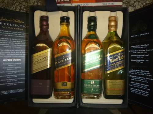 JOHNNIE WALKER WHISKY COLLECTION