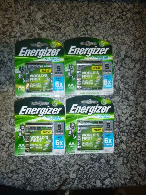 ENEGIZER RECHARGEABLE  recharge power plus BATTERIES