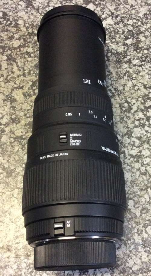 SIGMA DG 70-300MM LENS FOR NIKON