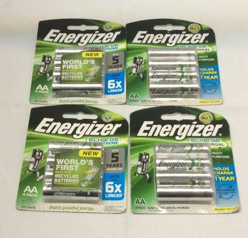 Energizer rechargeable batteries
