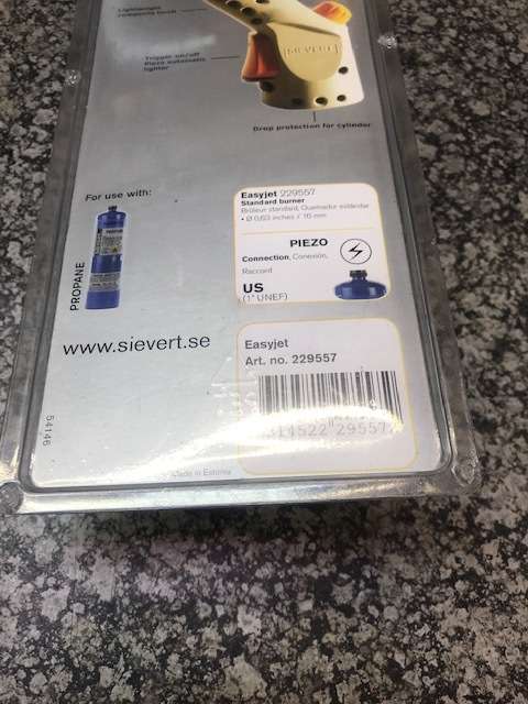 SIEVERT EASYJET TORCH