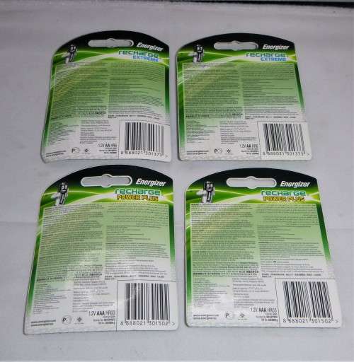 ENERGIZER RECHARGE POWER PLUS AA + AAABATTERIES