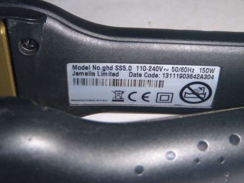 GHD GOLD SERIES WIDE PLATE PROFFESIONAL HAIR STRIGHTENER