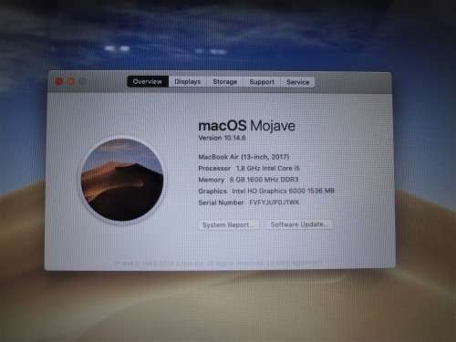 APPLE MACBOOK AIR I5