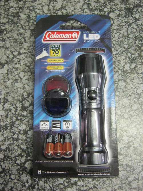 coleman 70 lumens led torch