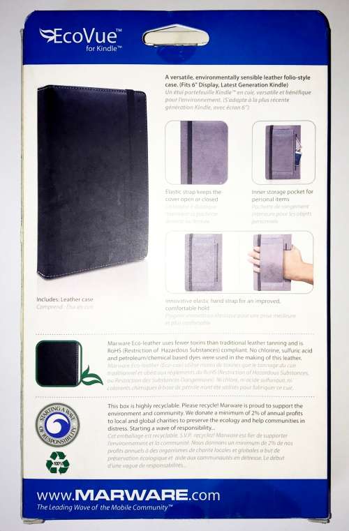 Ecovue Leather Cover for Kindle 6inch