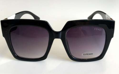 Original FENDI Women's Square Color block Sunglasses