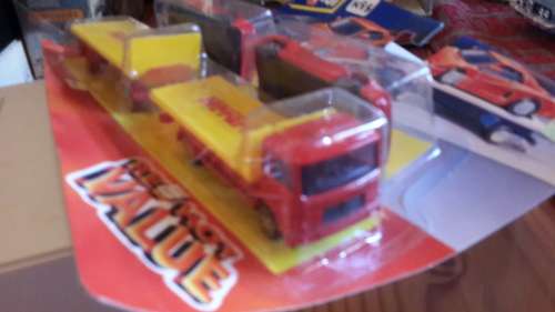 CORGI FERRARI TRUCK AND CARS