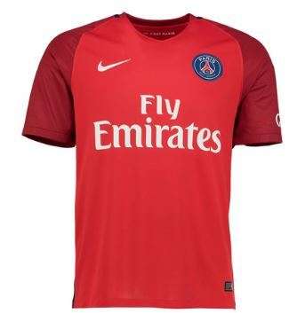 16-17 Paris St Germain Away Red Jersey - Large