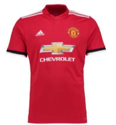 17-18 Man United Home Jersey Red - Large