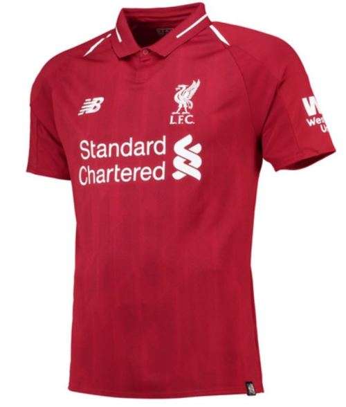 18-19 Liverpool Red Home Jersey - Medium