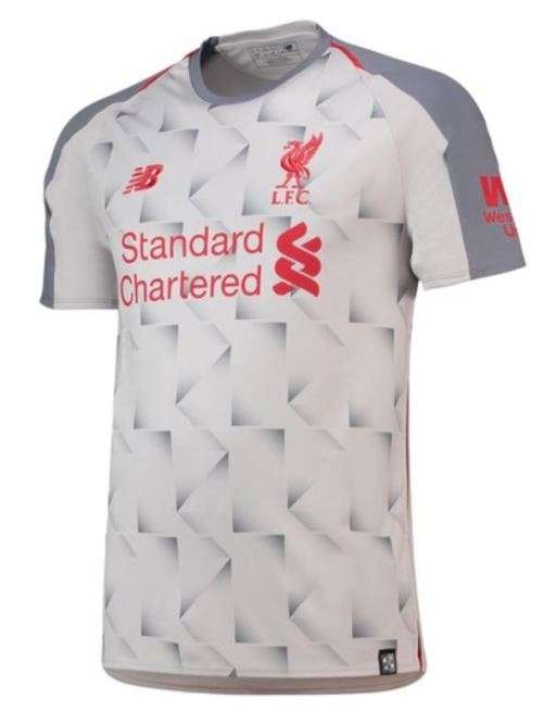 18-19 Liverpool Away Jersey Grey - XXL