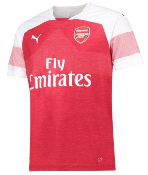 18-19 Arsenal Home Jersey Red/White - Medium