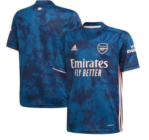 20-21 Arsenal Away Jersey Blue - Large