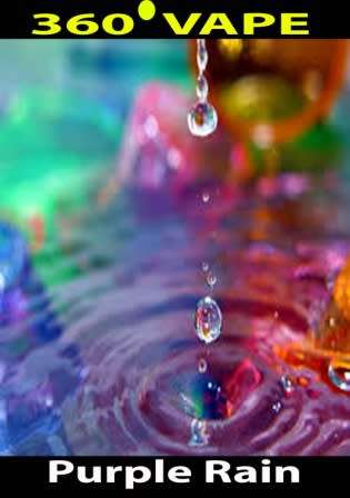 Vape Juice - Purple Rain 50ml E-liquid by 360 Vape