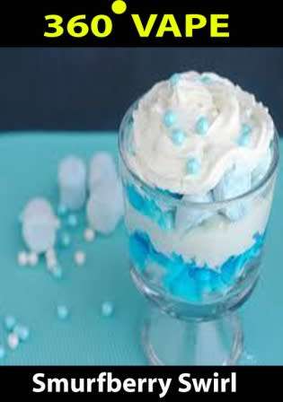 Vape Juice - Smurfberry swirl 50ml E-liquid by 360 vape