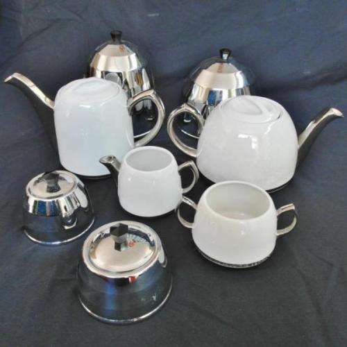 Rare vintage 4 piece English Heatmaster tea set