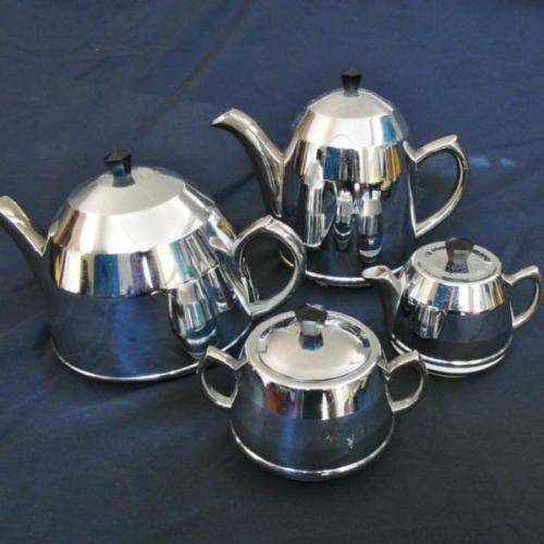 Rare vintage 4 piece English Heatmaster tea set
