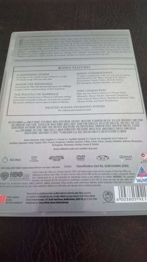 Game of Thrones Season 3