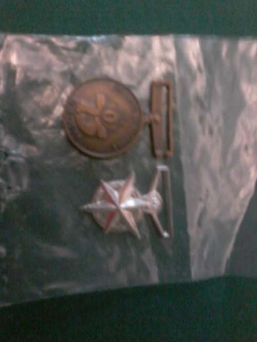 SAP Pre-1994 Pair of Mess Dress Miniature Medals ( 75th Anniversary Medal + Anti-Terrorism Star).