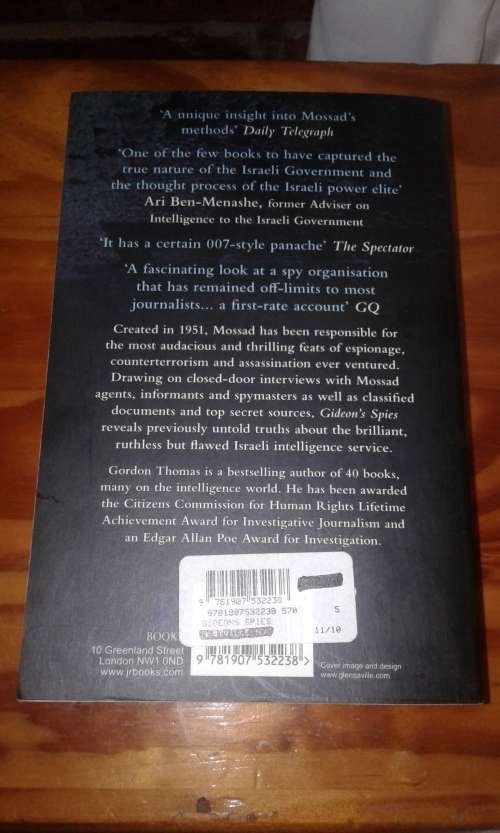 Gideon's Spies: The Inside Story of Israel's Legendary Secret Service - The Mossad (2008)