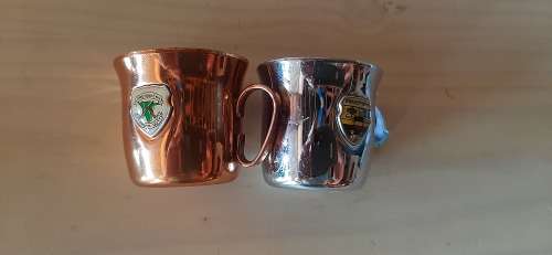 * SADF BORDER DUTY / GRENSDIENS * - COMMEMORATIVE SOUVENIR MINI TANKARDS.