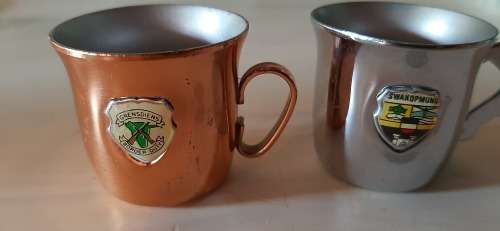 * SADF BORDER DUTY / GRENSDIENS * - COMMEMORATIVE SOUVENIR MINI TANKARDS.