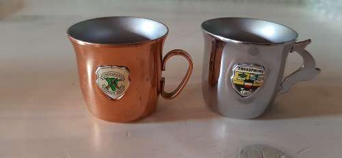 * SADF BORDER DUTY / GRENSDIENS * - COMMEMORATIVE SOUVENIR MINI TANKARDS.