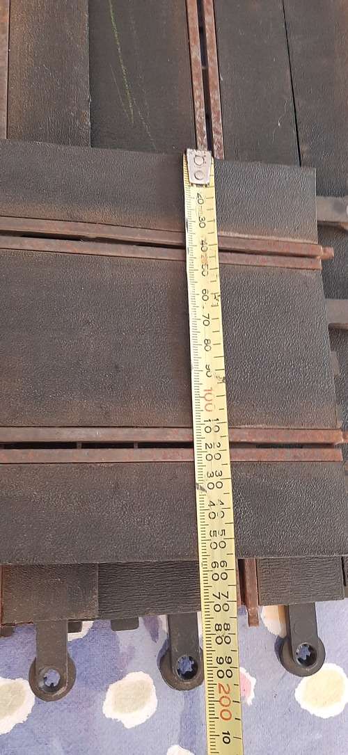 ** ORIGINAL : Tri-Ang `Scalextric` Straight Track x 13 (Lot #2).**