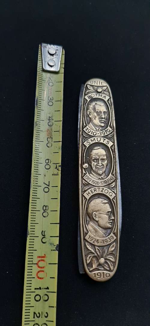 ** ORIGINAL : 1910 - 1960 State President`s Union of South Africa Pocket Knife by Solingen.**
