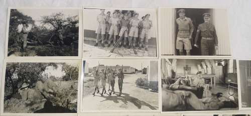 **ORIGINAL :  1956 Southern Rhodesia Volunteers Training Photos at Salisbury Barracks (x 15).**