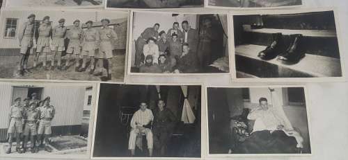 **ORIGINAL :  1956 Southern Rhodesia Volunteers Training Photos at Salisbury Barracks (x 15).**