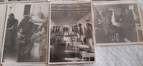 ** RARE:   1956 Southern Rhodesia Volunteers Training Photos Salisbury Barracks (x 13). Lot #2 **