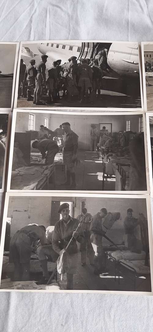 ** RARE : 1956 Southern Rhodesia Volunteers Intake and Training in Salisbury Photographs (x 7).**