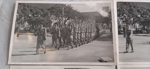 ** RARE : 1956 Rhodesia-Nyasaland Appointment of Sir Roy Welensky Parade Photographs (x10). Lot #2.