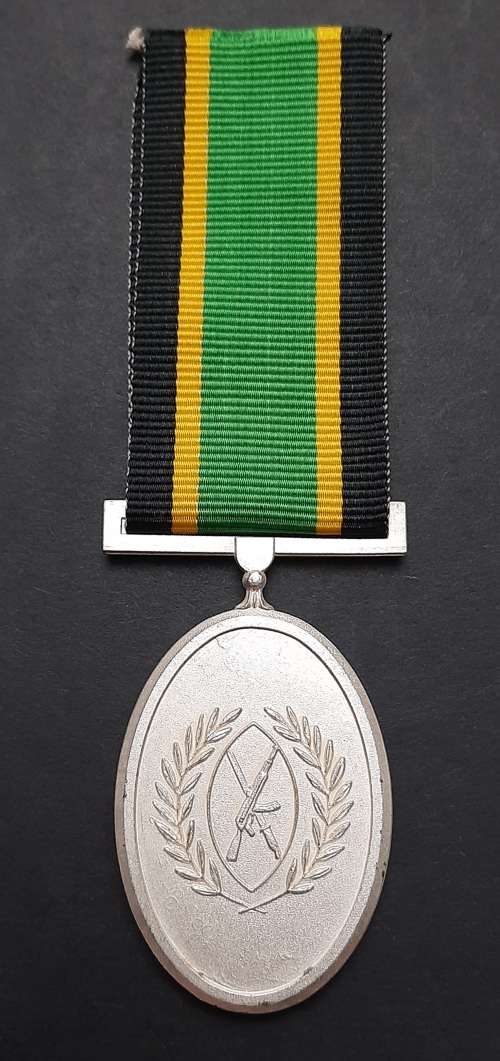 ** Azanian Peoples` Liberation Army (APLA) .925 Silver Medal for Exemplary Service [Full-Size].**